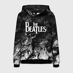 Толстовка-худи мужская The Beatles black graphite, цвет: 3D-черный