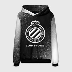 Толстовка-худи мужская Club Brugge sport на темном фоне, цвет: 3D-черный