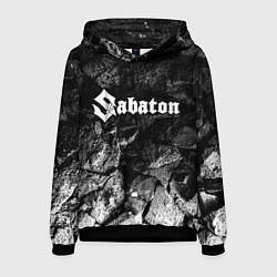 Толстовка-худи мужская Sabaton black graphite, цвет: 3D-черный