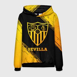 Толстовка-худи мужская Sevilla - gold gradient, цвет: 3D-черный