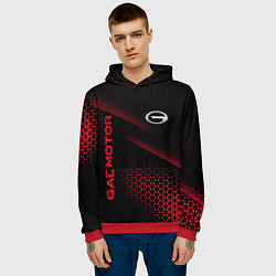 Толстовка-худи мужская Gac, цвет: 3D-красный — фото 2