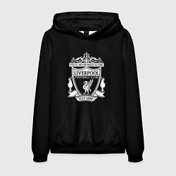 Толстовка-худи мужская Liverpool fc club, цвет: 3D-черный