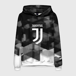 Толстовка-худи мужская Juventus geometry fc, цвет: 3D-белый