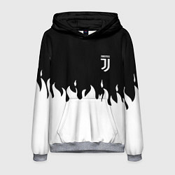 Толстовка-худи мужская Juventus fire, цвет: 3D-меланж