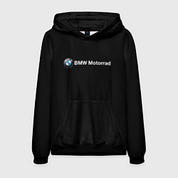 Толстовка-худи мужская Bmw logo, цвет: 3D-черный