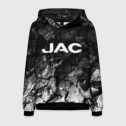 Толстовка-худи мужская JAC black graphite, цвет: 3D-черный