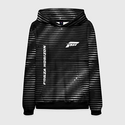 Толстовка-худи мужская Forza Horizon metal game lines, цвет: 3D-черный