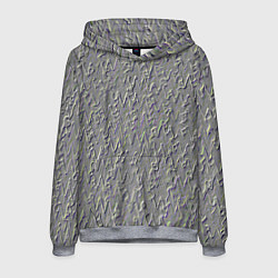 Толстовка-худи мужская Тиснение метала, цвет: 3D-меланж