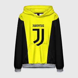 Толстовка-худи мужская Juventus sport geometry yellow, цвет: 3D-меланж