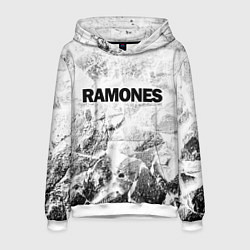 Мужская толстовка Ramones white graphite