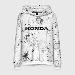 Толстовка-худи мужская Honda dirty ice, цвет: 3D-белый