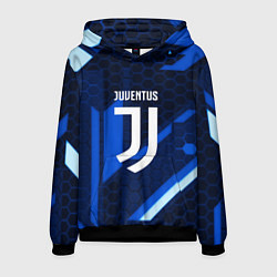 Толстовка-худи мужская Juventus sport geometry steel, цвет: 3D-черный