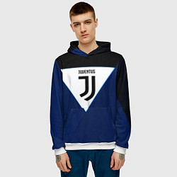 Толстовка-худи мужская Juventus sport geometry color, цвет: 3D-белый — фото 2