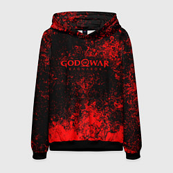 Толстовка-худи мужская God of war ragnar blood, цвет: 3D-черный