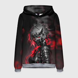 Толстовка-худи мужская Дымчатая шиномби, цвет: 3D-меланж