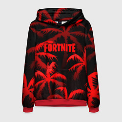 Толстовка-худи мужская Fortnite tropic red, цвет: 3D-красный