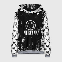 Толстовка-худи мужская Nirvana teddy, цвет: 3D-меланж