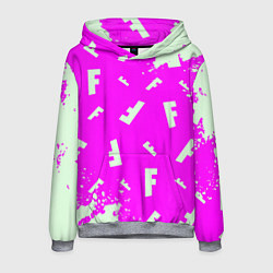 Мужская толстовка Fortnite pattern pink