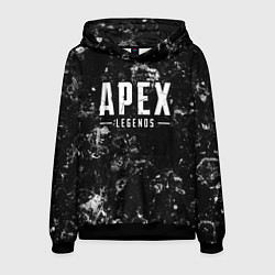 Толстовка-худи мужская Apex Legends black ice, цвет: 3D-черный