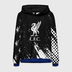 Толстовка-худи мужская Liverpool краски фк, цвет: 3D-синий
