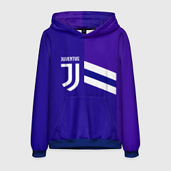 Толстовка-худи мужская Juventus sport geometry line, цвет: 3D-синий