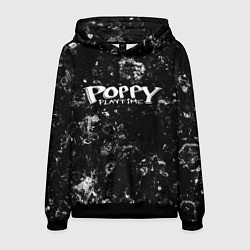 Толстовка-худи мужская Poppy Playtime black ice, цвет: 3D-черный