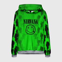 Толстовка-худи мужская Nirvana x Billie, цвет: 3D-меланж