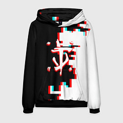 Толстовка-худи мужская Doom geometry, цвет: 3D-черный