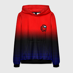Толстовка-худи мужская Among us geometry gradient, цвет: 3D-черный