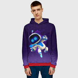Толстовка-худи мужская Mascot - Astro Bot, цвет: 3D-красный — фото 2