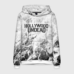 Толстовка-худи мужская Hollywood Undead white graphite, цвет: 3D-белый