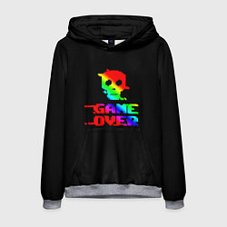 Толстовка-худи мужская Game over gradient, цвет: 3D-меланж
