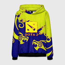 Толстовка-худи мужская Dota dragon steel, цвет: 3D-черный