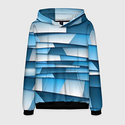 Толстовка-худи мужская Geometry line, цвет: 3D-черный