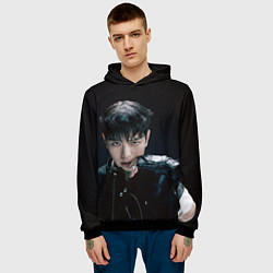 Толстовка-худи мужская Stray Kids Seungmin Giant concept, цвет: 3D-черный — фото 2