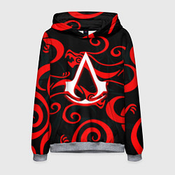 Толстовка-худи мужская Assassins Creed Shadows, цвет: 3D-меланж