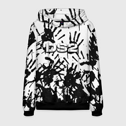 Толстовка-худи мужская Death stranding 2, цвет: 3D-черный