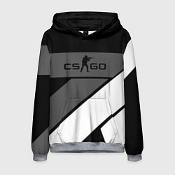 Толстовка-худи мужская Counter strike geometry steel, цвет: 3D-меланж