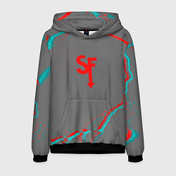 Толстовка-худи мужская Sally Face storm color, цвет: 3D-черный