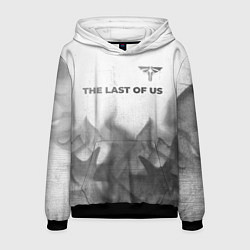 Толстовка-худи мужская The Last Of Us - white gradient посередине, цвет: 3D-черный