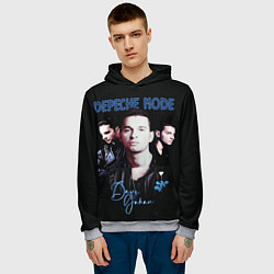 Толстовка-худи мужская Dave Gahan of Depeche Mode, цвет: 3D-меланж — фото 2