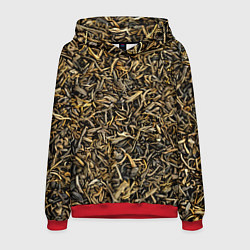 Толстовка-худи мужская Чай, цвет: 3D-красный