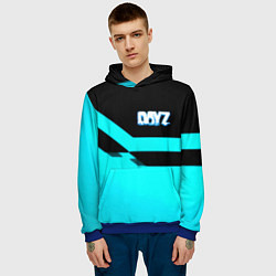 Толстовка-худи мужская Dayz geometry, цвет: 3D-синий — фото 2