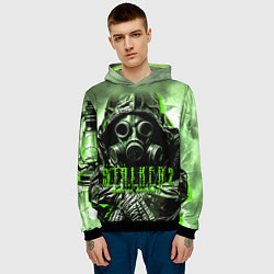 Толстовка-худи мужская Stalker II, цвет: 3D-черный — фото 2