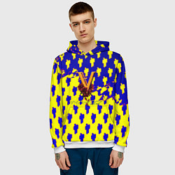 Толстовка-худи мужская Cyberpunk 2077 human, цвет: 3D-белый — фото 2