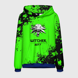 Толстовка-худи мужская Cyberpunk 2077 anime, цвет: 3D-синий