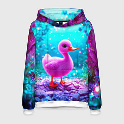 Толстовка-худи мужская Утеночек, цвет: 3D-белый