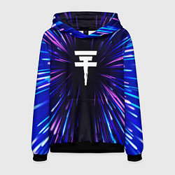 Толстовка-худи мужская Tokio Hotel neon energy, цвет: 3D-черный