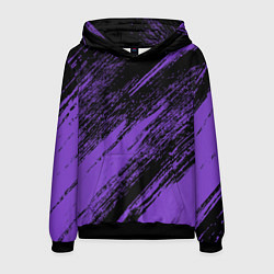 Толстовка-худи мужская The color is purple and black, цвет: 3D-черный