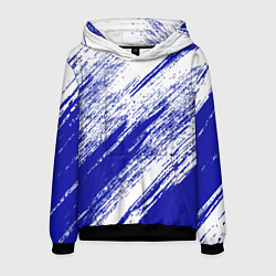 Мужская толстовка The color is white and blue